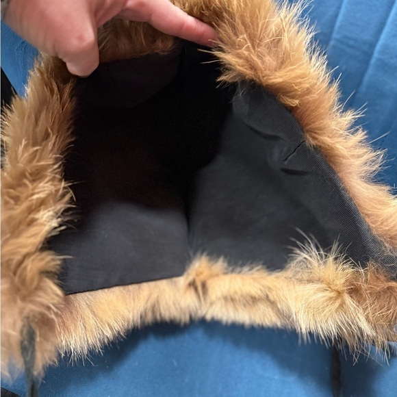 Vintage Fox Fur Hood Bonnet Hat – Real Fur main image 4
